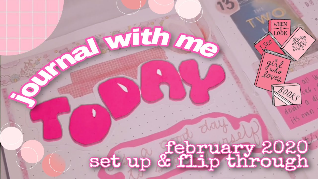 QUIET JOURNAL WITH ME | february 2020 reading journal set up and flip through