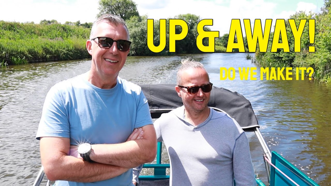 Narrowboat Racing off the River Weaver - Anderton Boat Lift Ep123