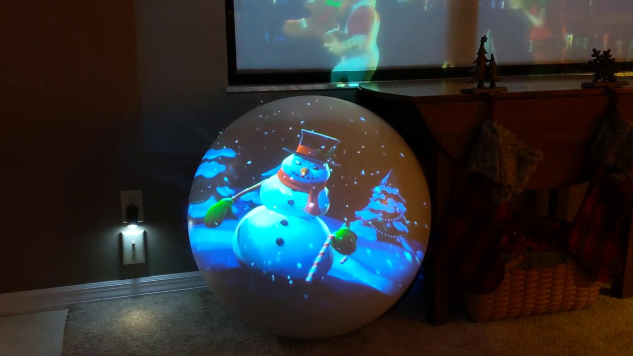 AtmosFX Enchanted Snowman snowglobe!