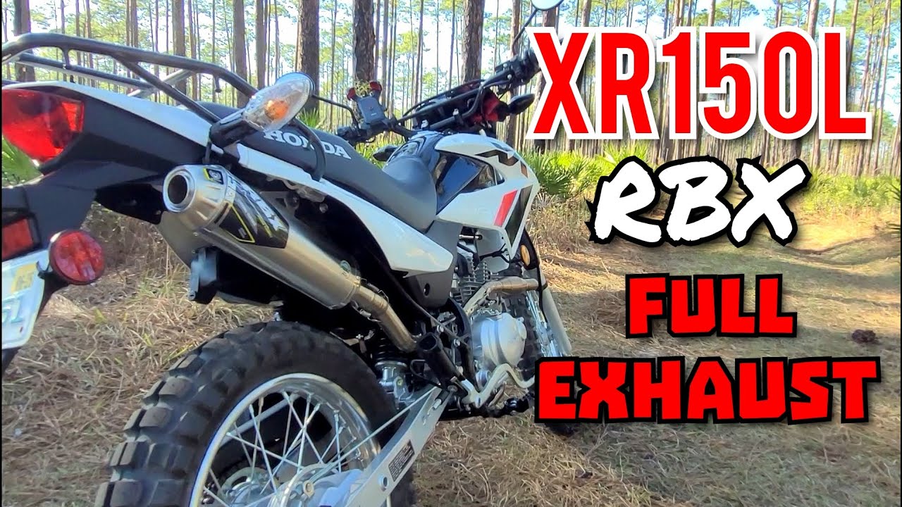Honda XR150L RBX Exhaust System FULL REVIEW