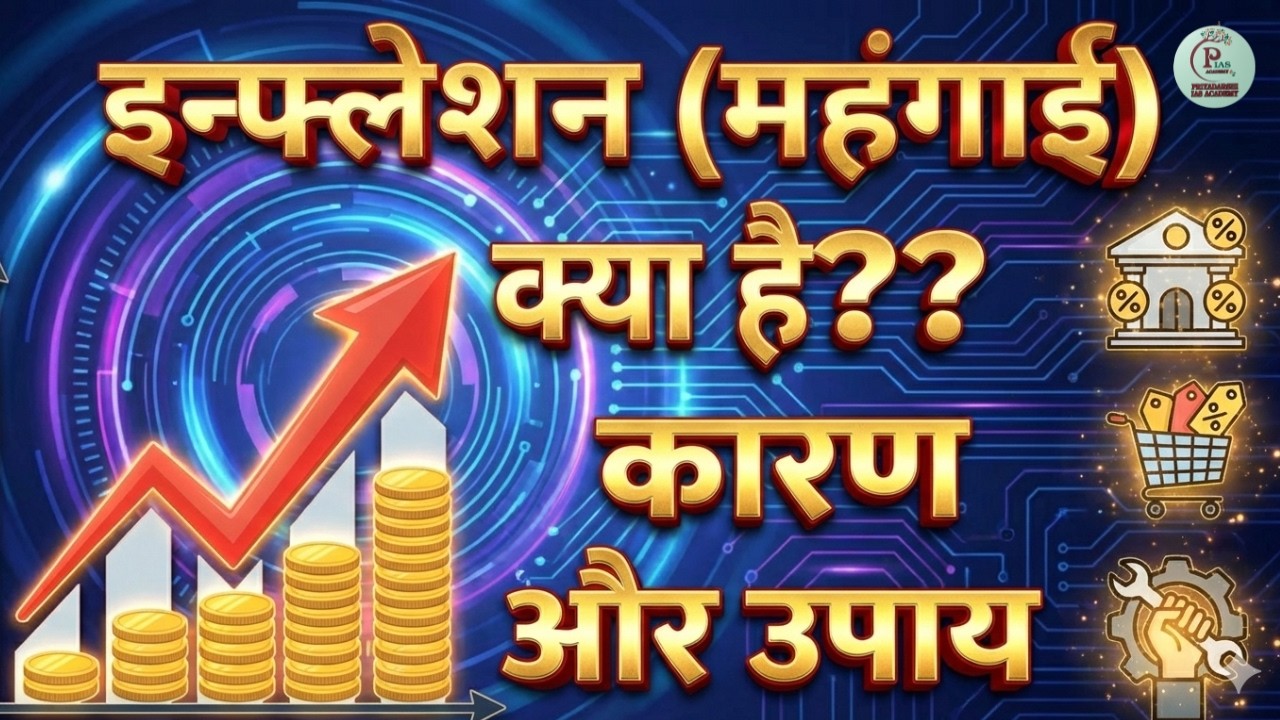इन्फ्लेशन (महंगाई) क्या है ? इसके क्या कारण है ?  इनको कंट्रोल कैसे किया जा सकता है ? | #upsc