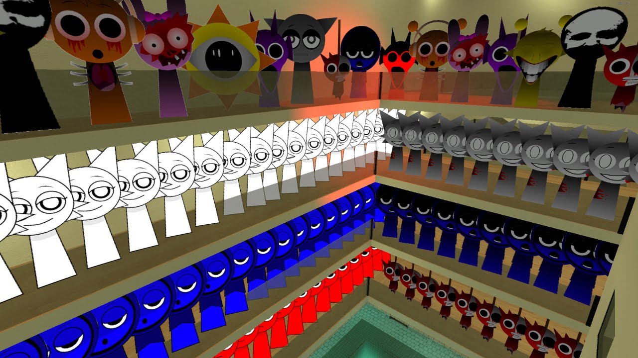 Whole Hotel Of Sprunki Nextbots Is Chasing Me! p.4