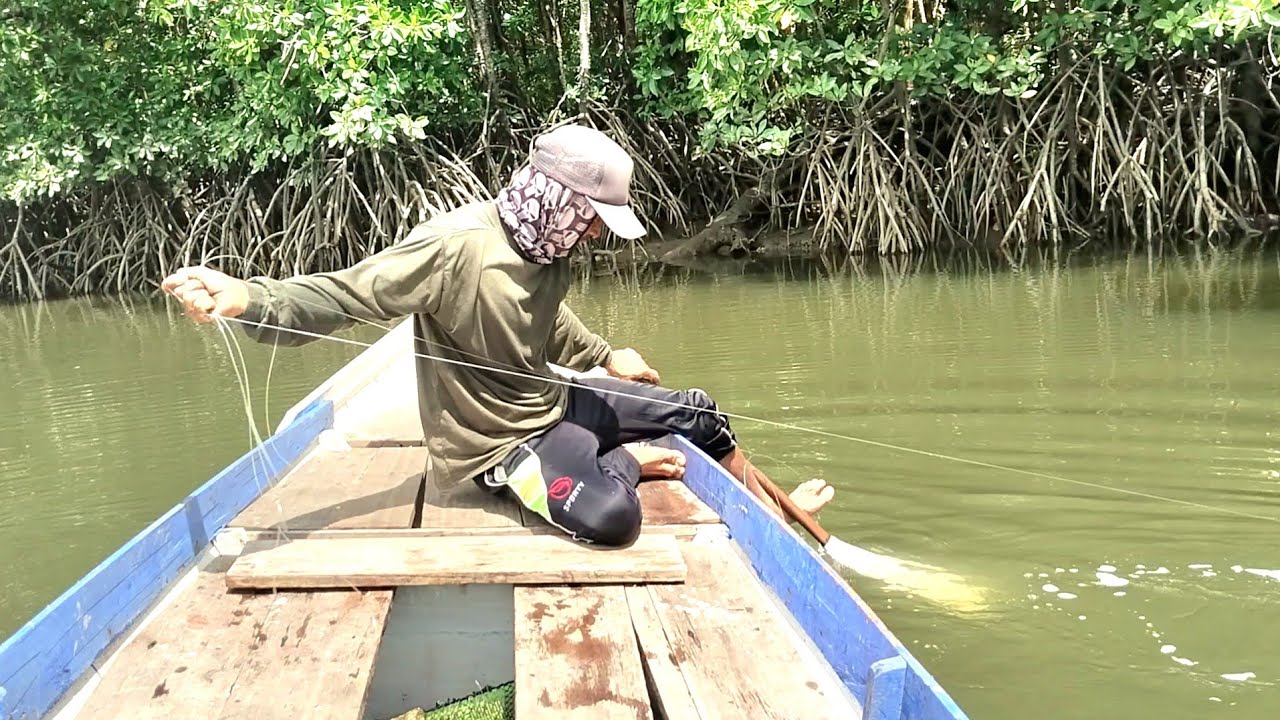 AKHIRNYA UMPAN UDANG HIDUP BERHASIL MEMANCING PREDATOR INI KELUAR DARI SARANGNYA...!!!