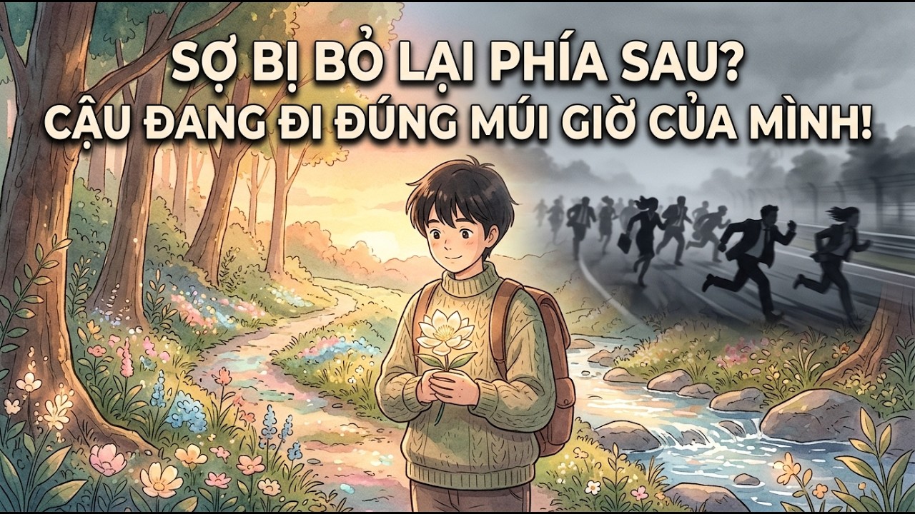 Gửi cậu, người đang hoảng sợ vì cảm thấy mình bị bỏ lại phía sau 🐢
