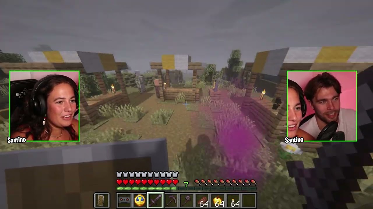 Mijn Vriendin Speelt HORROR MINECRAFT Voor De Eerste Keer!