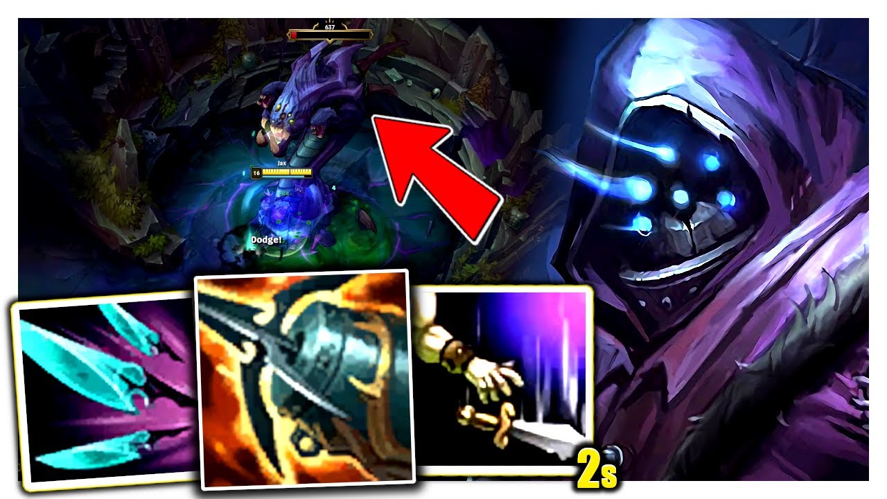 Jax Jungle but I have SO MUCH HASTE I can SOLO BARON 3 ITEMS [100% Auto Block] - League of Legends