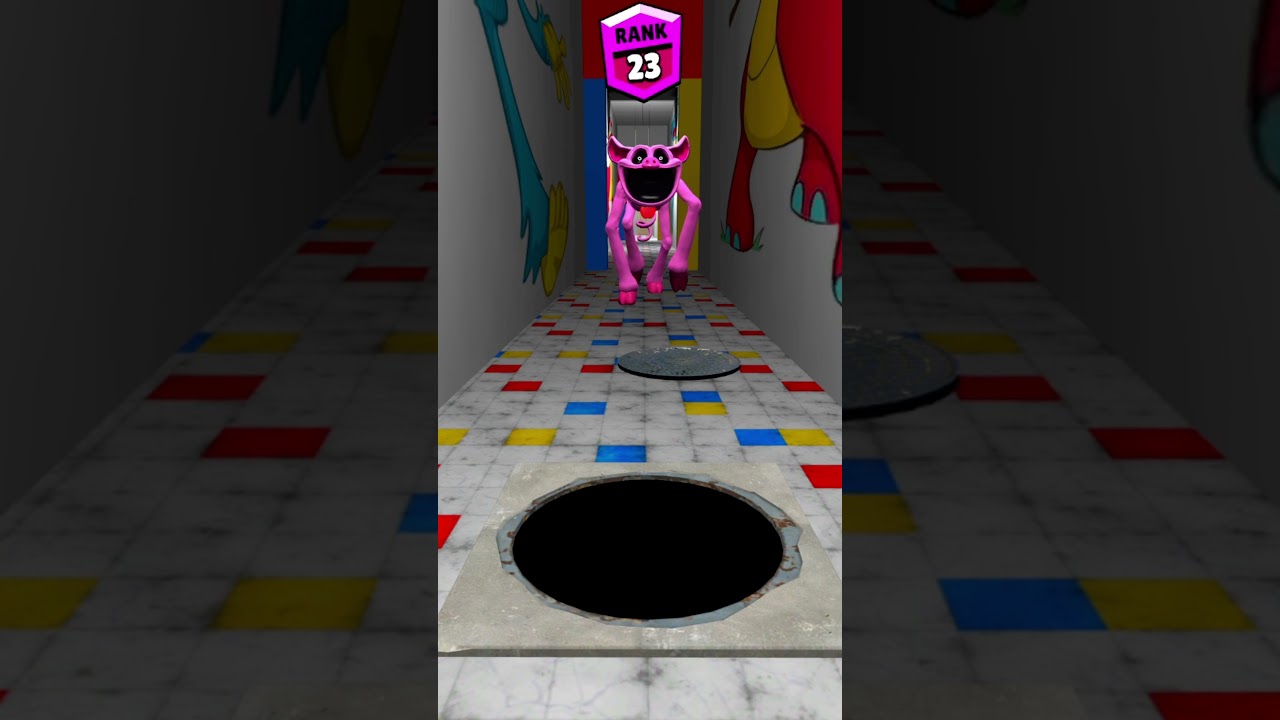 ALL SIZE PICKY PIGGY POPPY PLAYTIME 3 BRAWL STARS RANK vs MANHOLE - PLAYHALL in Garry's Mod !