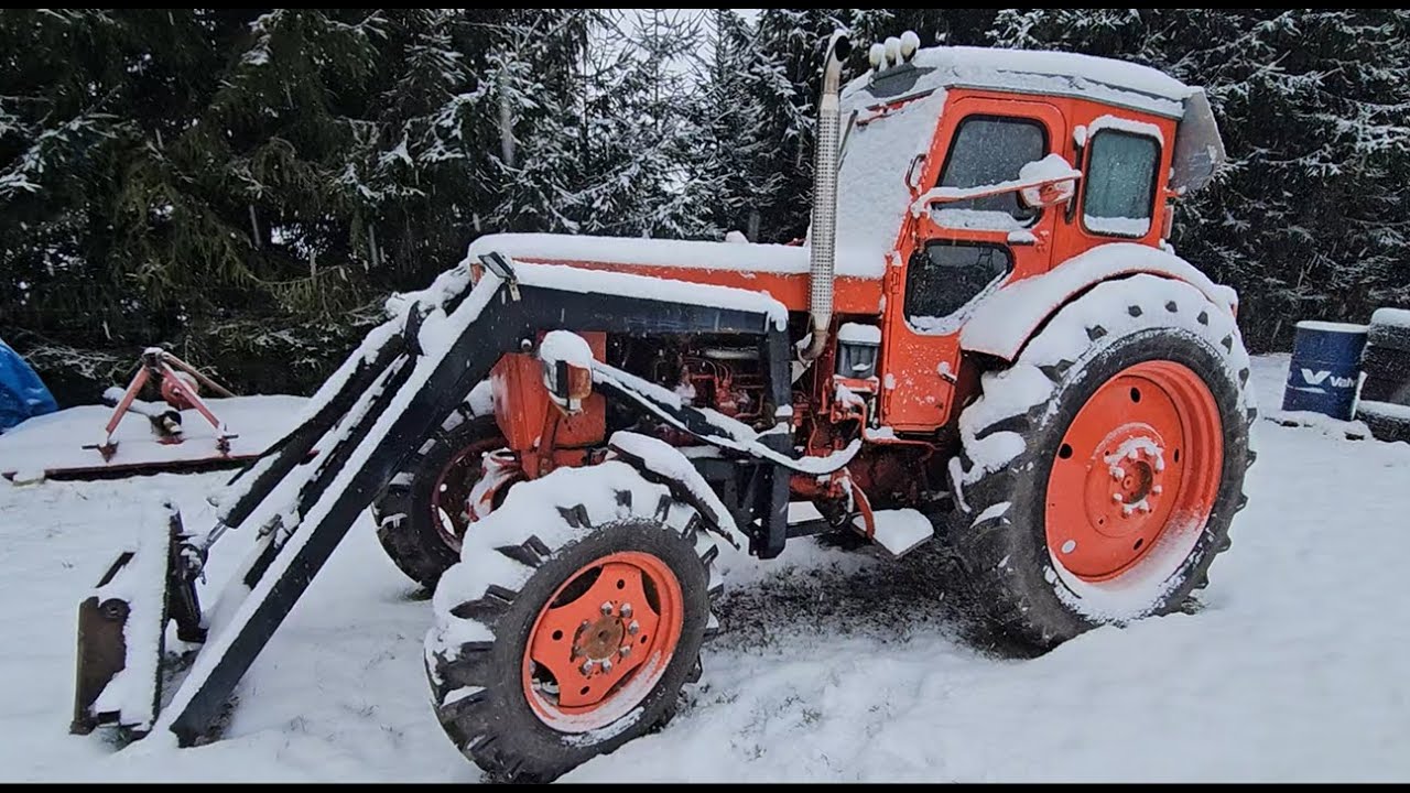 T40AM glow plug upgrade and snow plowing