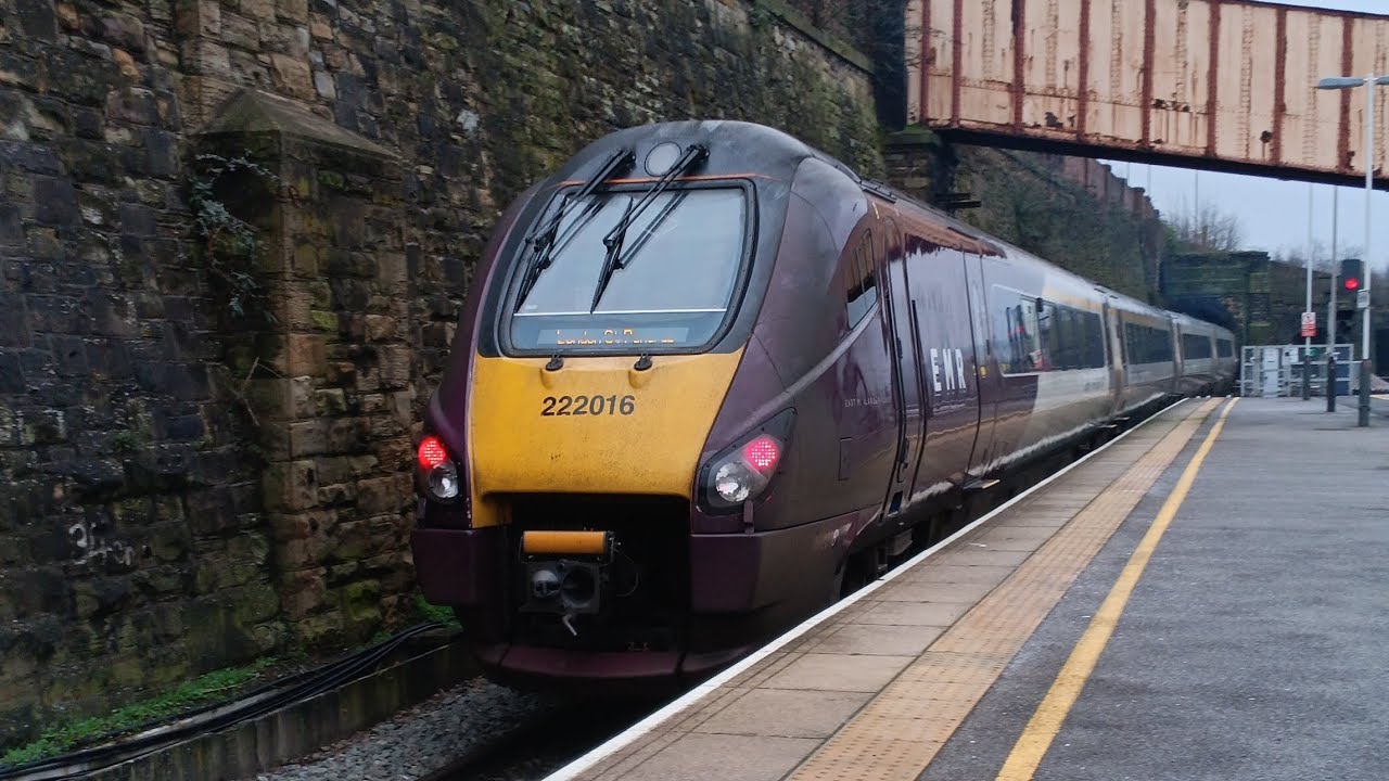 Trains at sheffield (MML) 26.1.2026 INCLUDING 66s 222s 221s 220s 158s 195s 