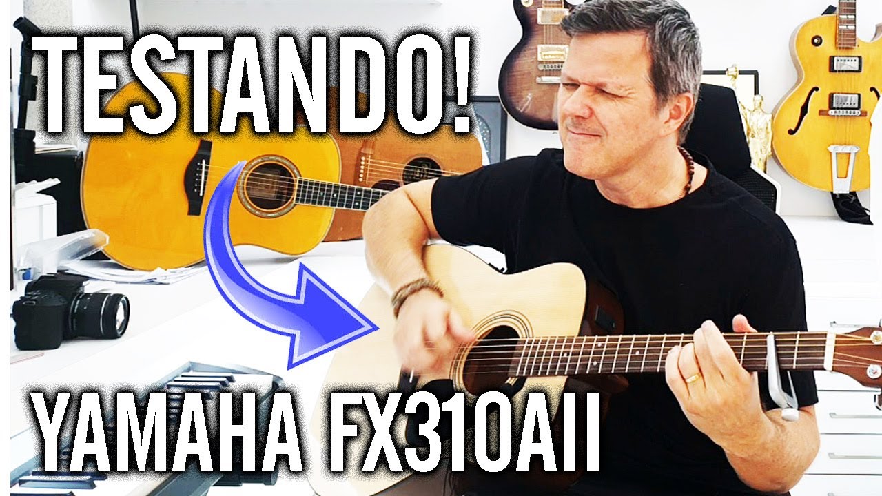 TESTE: Viol&atilde;o do SORTEIO - Yamaha FX310AII  Heitor Castro