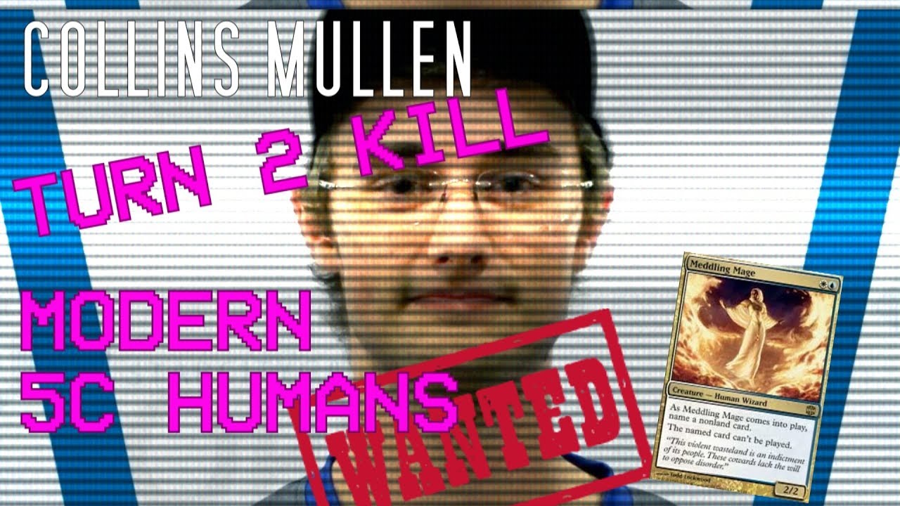 MTG Modern - Turn 2 Kill - Collins Mullen WRECKS with Humans vs Gifts Storm at SCG Open Cincinnati