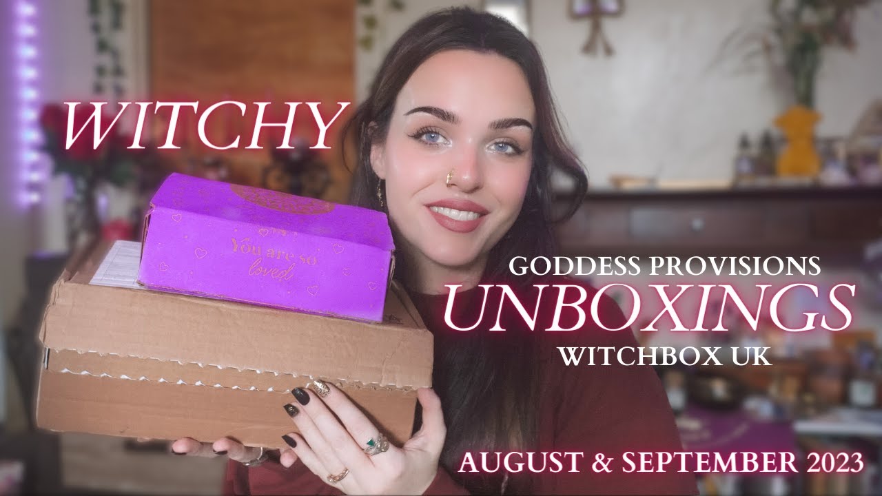 Witchy Subscription Unboxings: Goddess Provisions x WitchBox UK Aug & Sept 2023