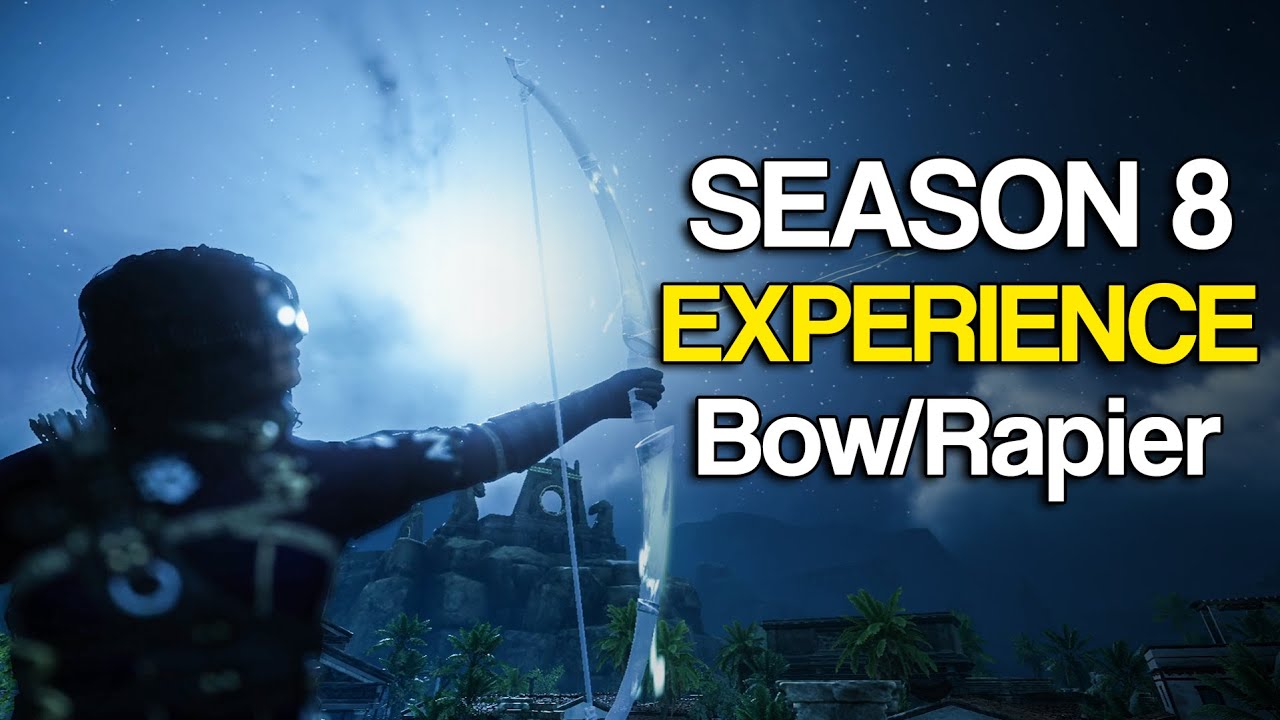 BOW Player tries Season 8 of New World Aeternum | Bow Rapier PvP (With build)