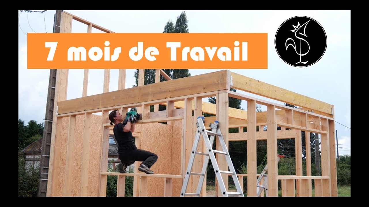Timelapse : construction d'une tiny house de 20m2