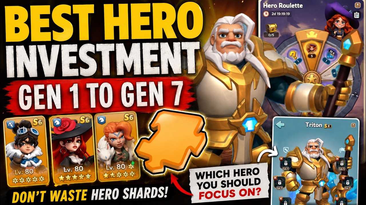 Kingshot Best Hero Investment Guide (Gen 1&ndash;7) | Best Heroes for F2P & Low Spenders