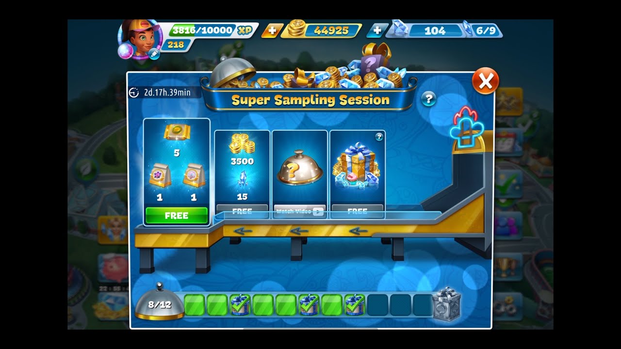 Cooking Fever - Super Sampling Session