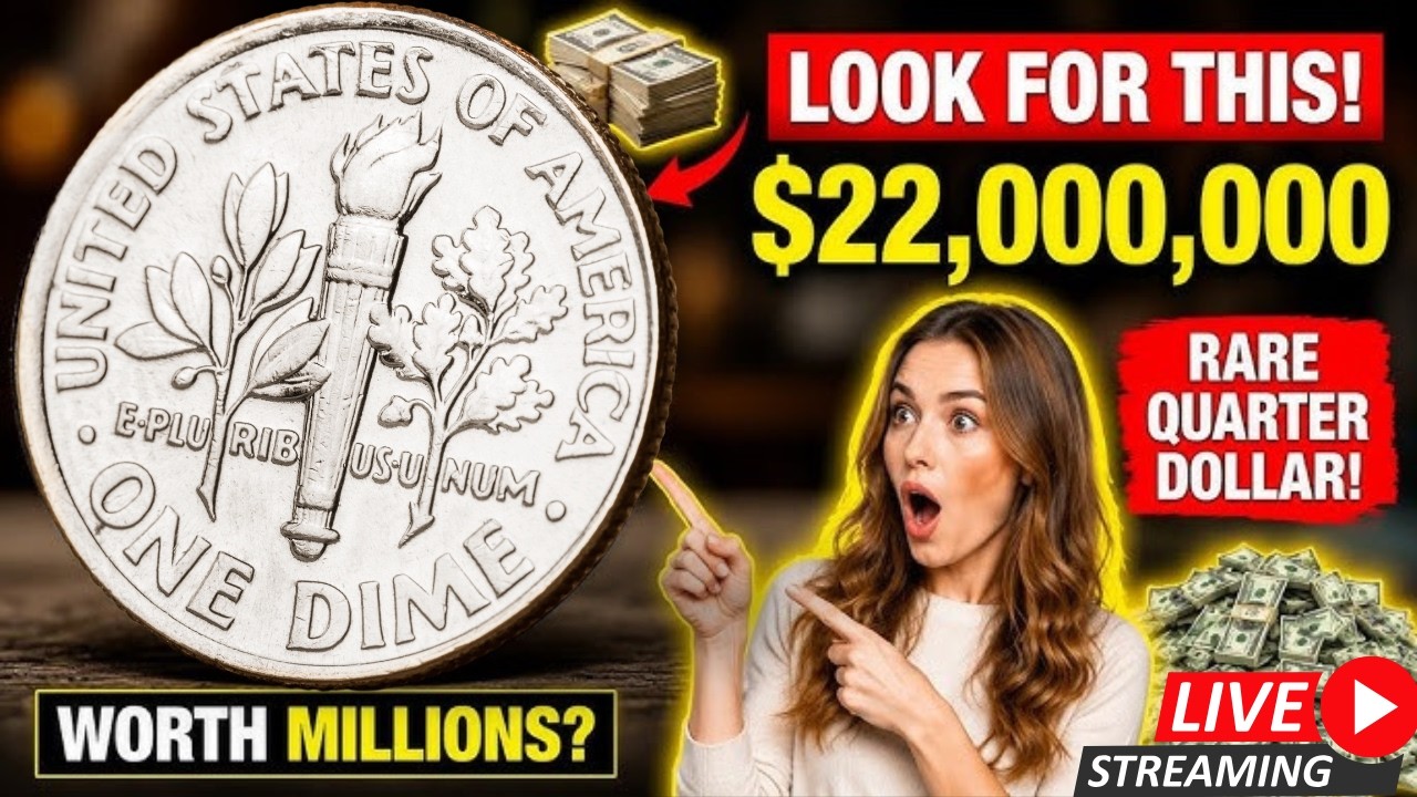 MOST EXPENSIVE one dime  coins!!