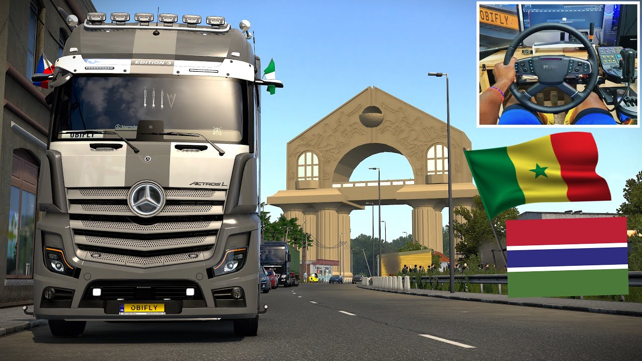 Senegal and Gambia | Heart of Africa | ETS2 1.52 | Moza TSW Truck Wheel