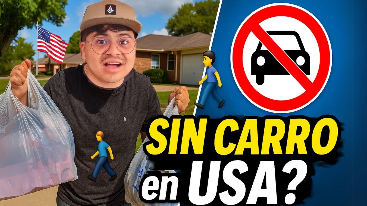 ¿Cómo es VIVIR SIN CARRO en ESTADOS UNIDOS? 🇺🇸🚗 La verdad sin filtros