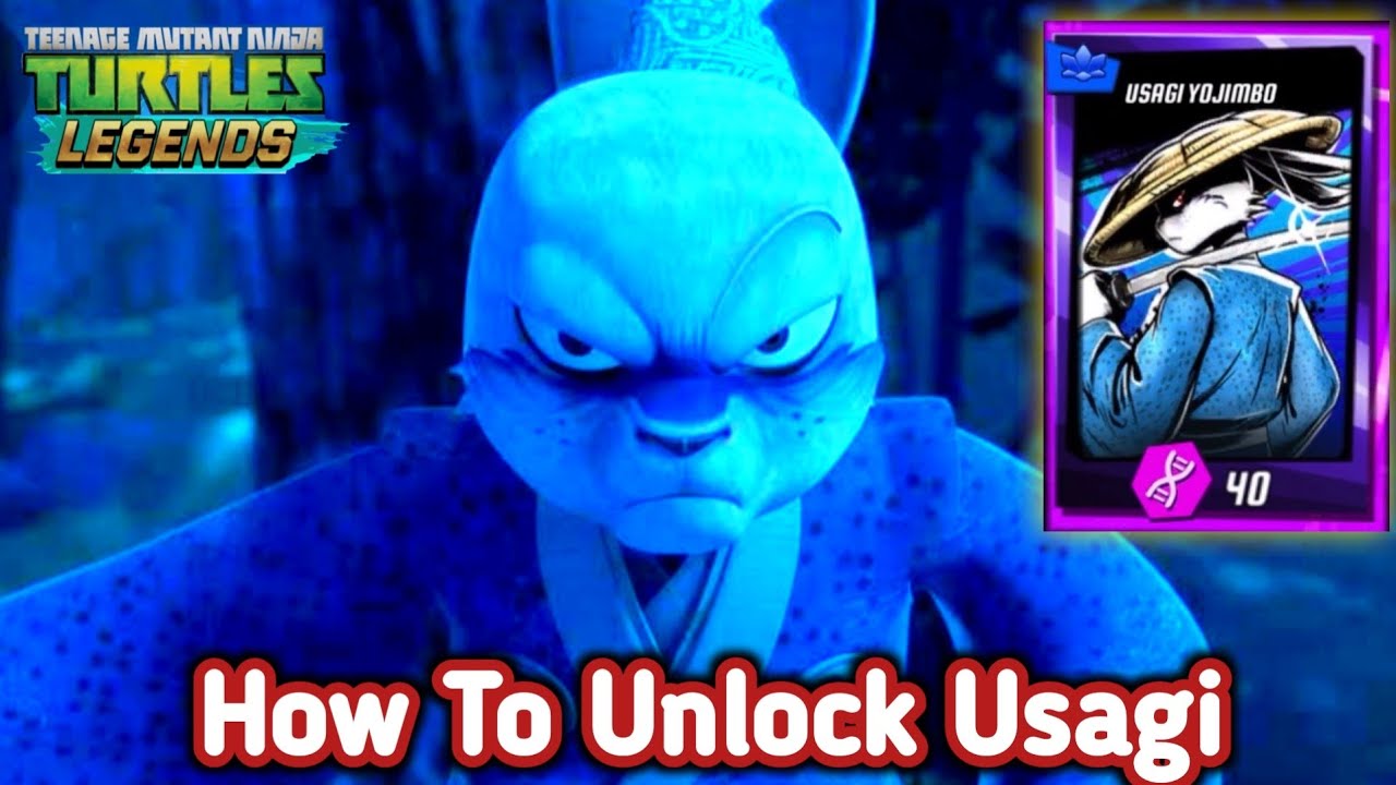 Tmnt [Teenage Mutant Ninja Turtles]Legends : How to Get Usagi | How to Unlock Usagi | Usagi Yojimbo