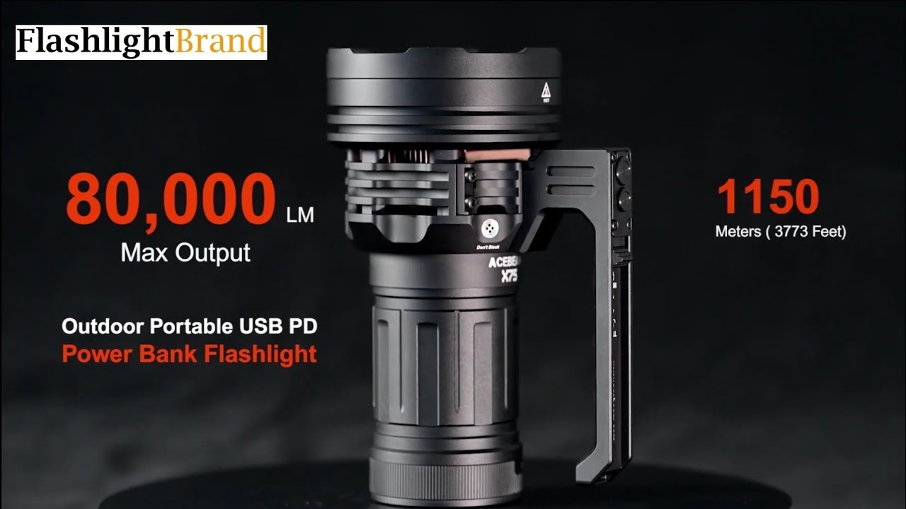 Acebeam X75 Preview From Flashlightbrand