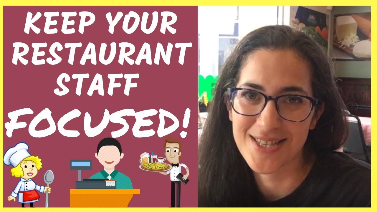 Keep Restaurant Staff ON TASK | RESTAURANT MANAGEMENT TIP