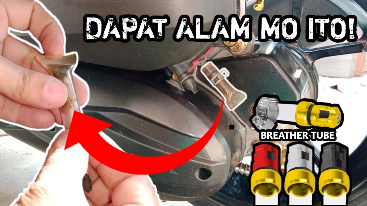 cleaning Crankcase Breather Tube of honda click 125i v2 | para saan nga ba ito?