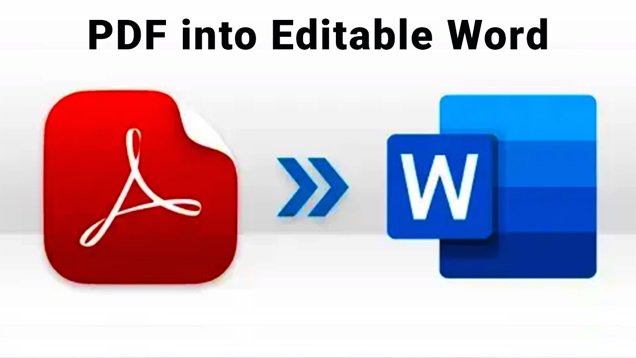 Convert PDF into Editable Word Document Without Internet