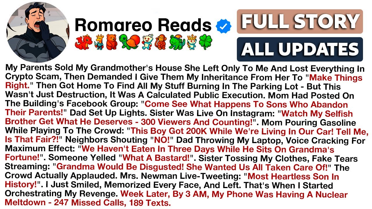 My Parents Sold My Grandmother's House She Left Only To Me And Lost Everything In Crypto Scam...