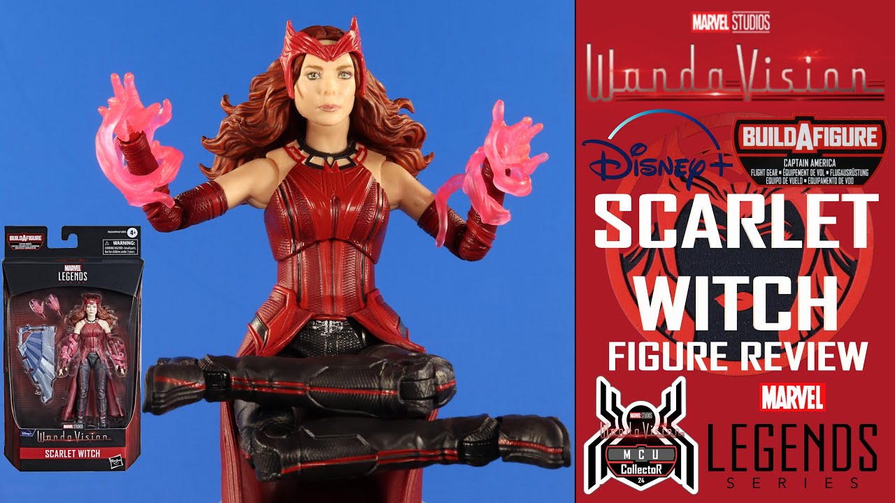 Marvel Legends SCARLET WITCH WandaVision Disney+ Captain America BAF Wave Figure Review
