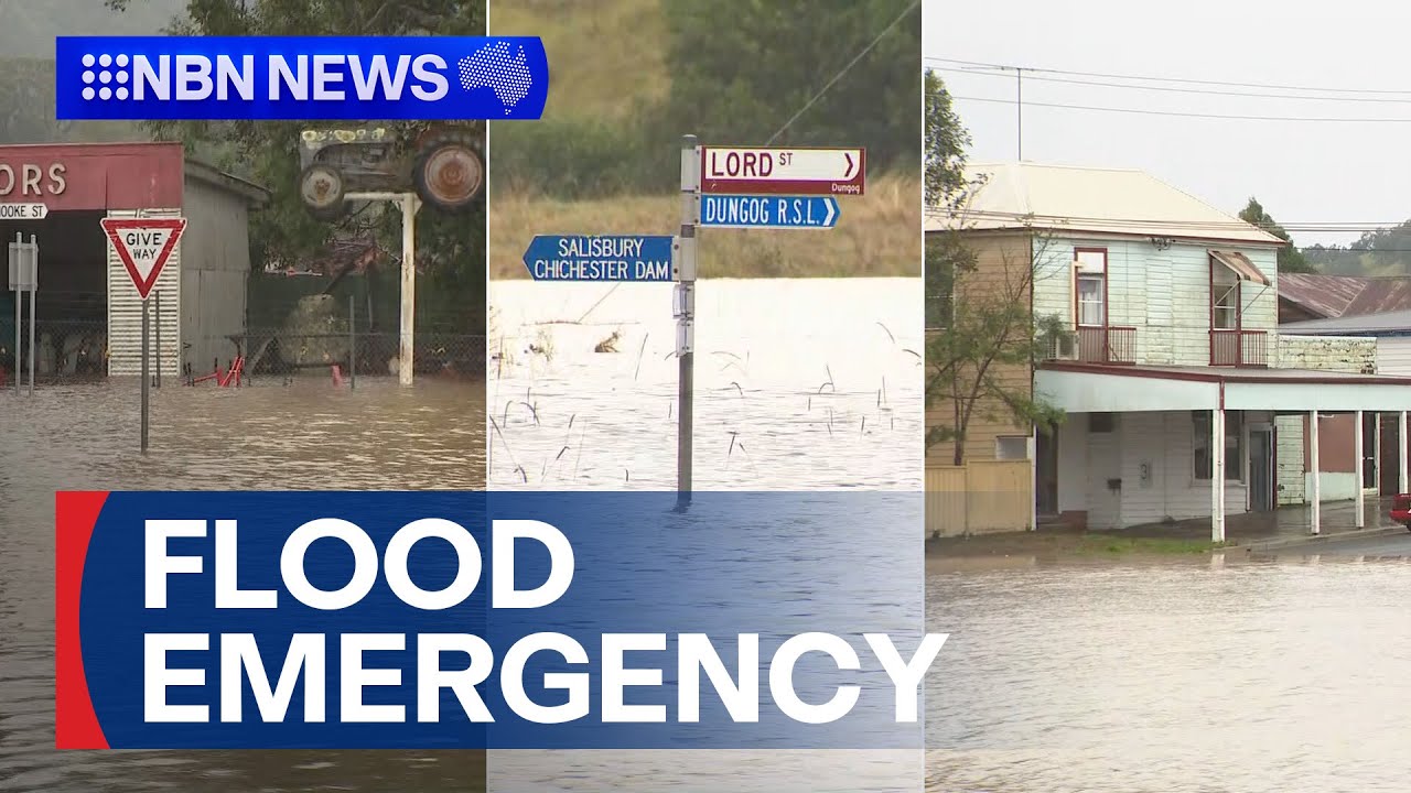 Flood emergency in NSW: evacuation centres open | 9 News Australia