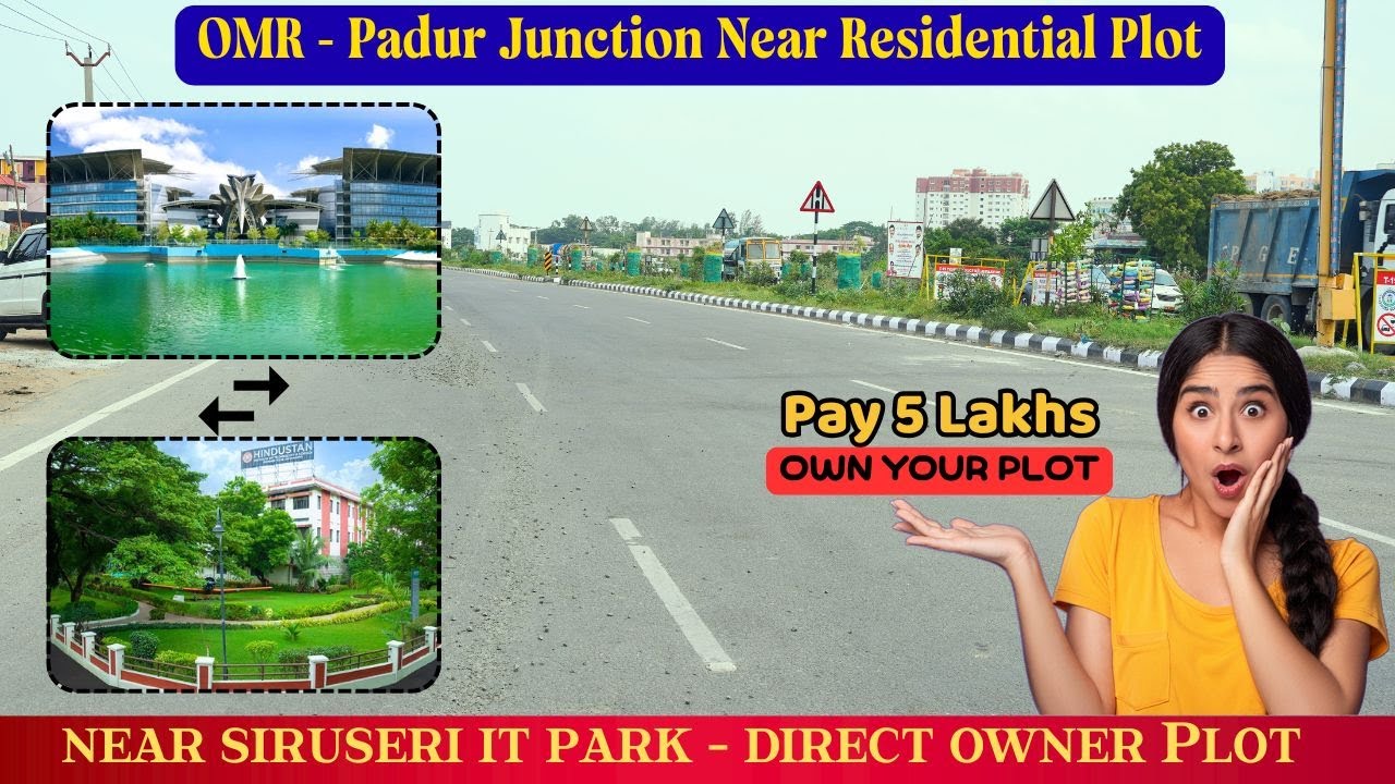 OMR Low Budget Plots For Sale | Padur Junction | #chennai #property #lowestprice #realestate #plot