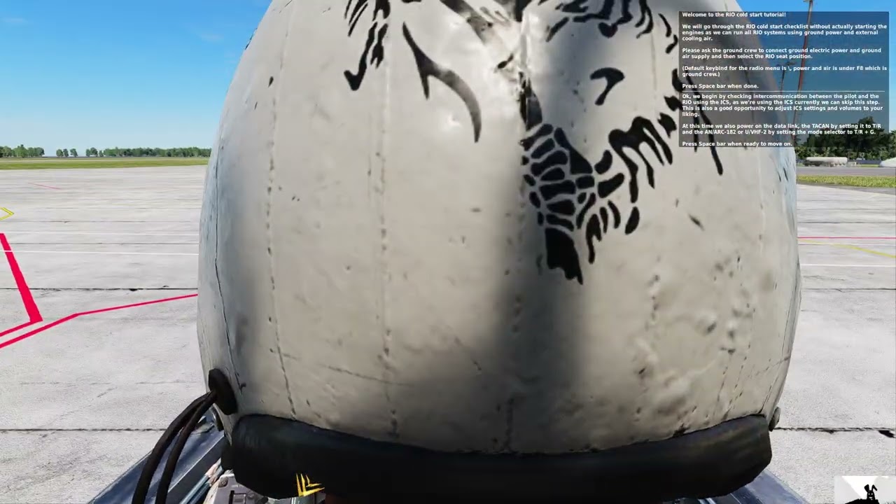 DCS F-14 bug training mission