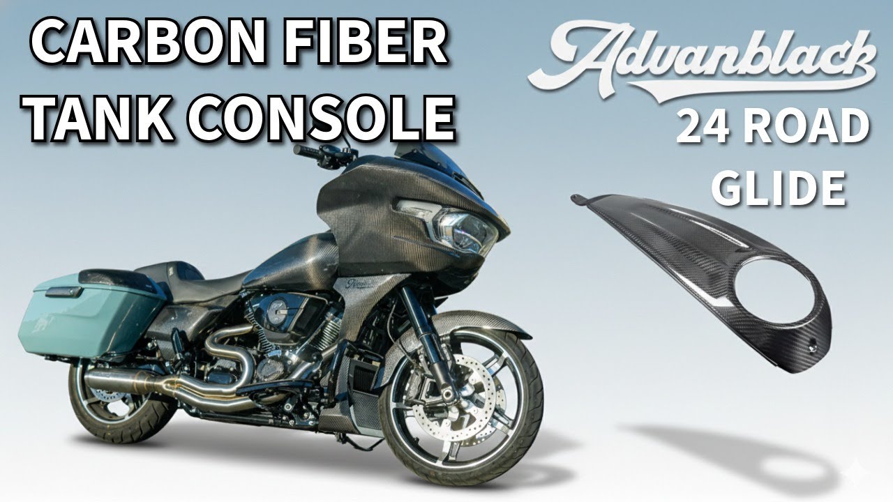 Advanblack Carbon Fiber Tank Console Installation | ’24+ Harley Touring