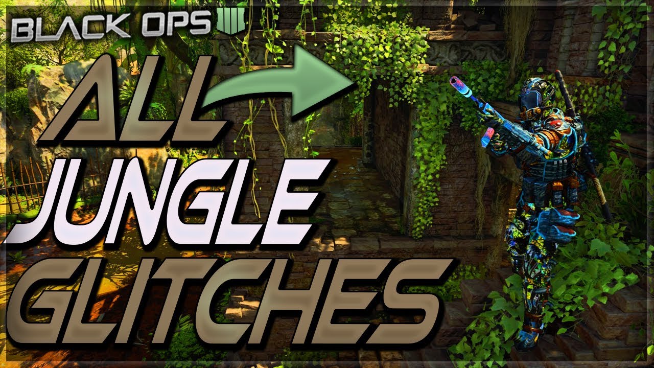 COD BO4 - ALL BEST WORKING GLITCHES ON MAP JUNGLE