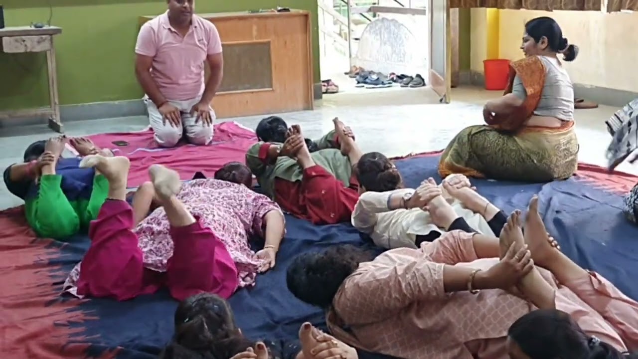 Yoga month 2022 \\Children's Academy Kamachha Varanasi-