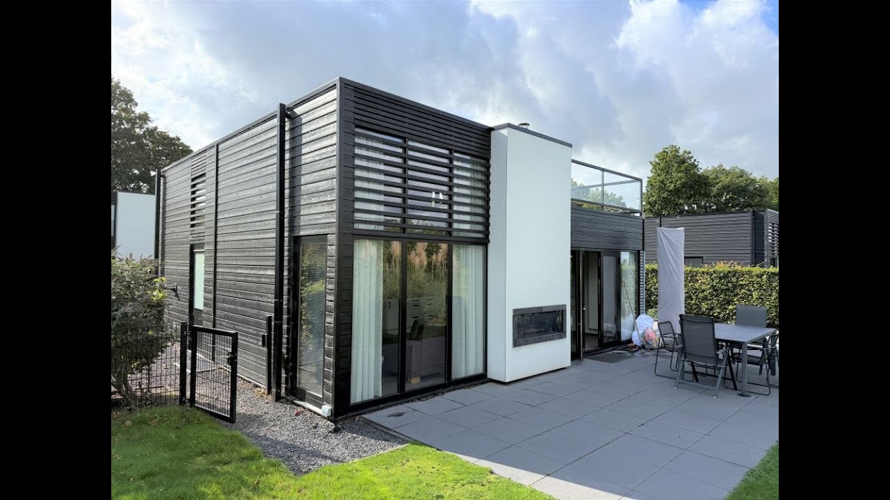 Cube Elite chalet inclusief kavel op EuroParcs Bad Hoophuizen te koop!