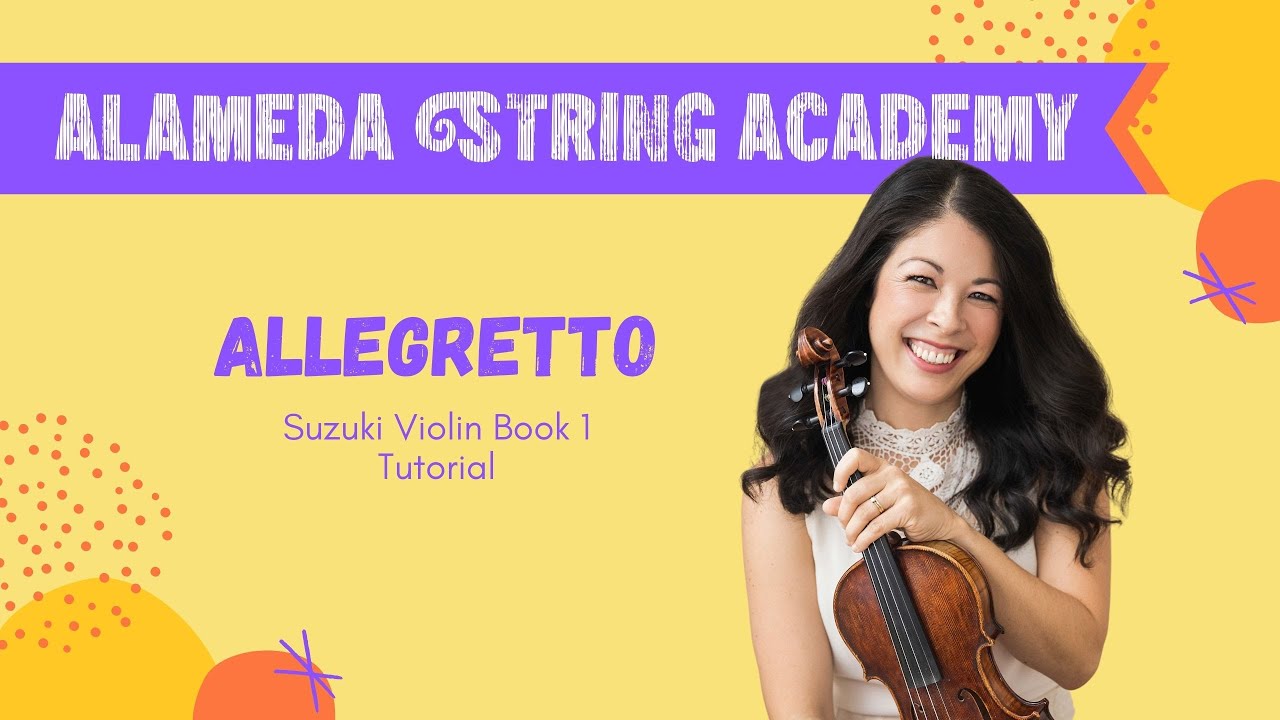 Allegretto - Tutorial (Beginning Violin Tutorial)