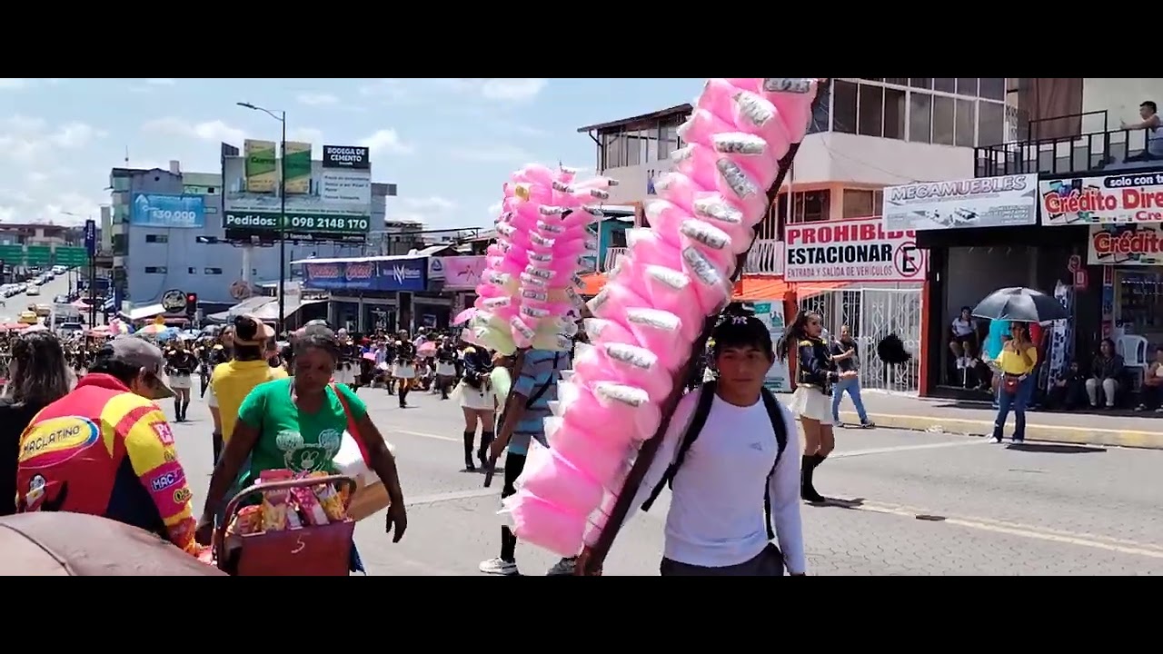Desfile civico de las Fiestas de Tena-Napo 2024/parte 3