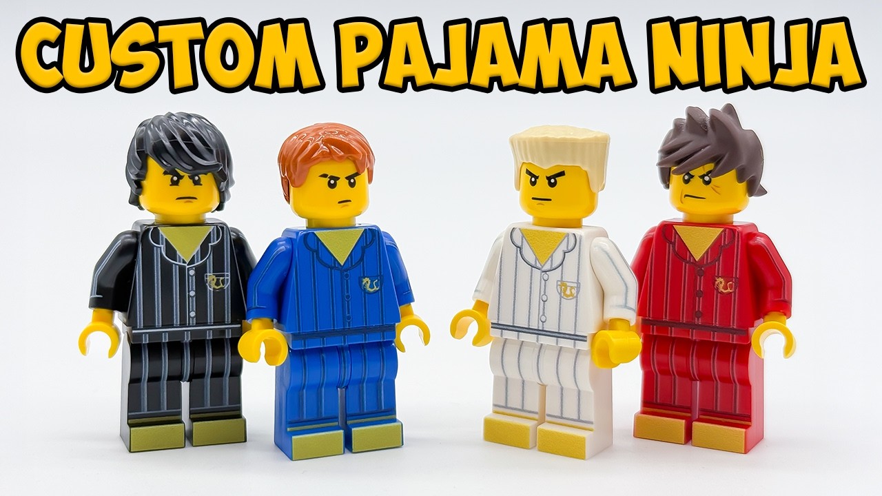 Reviewing Custom Pajama Ninja Ninjago Minifigures! 🤔