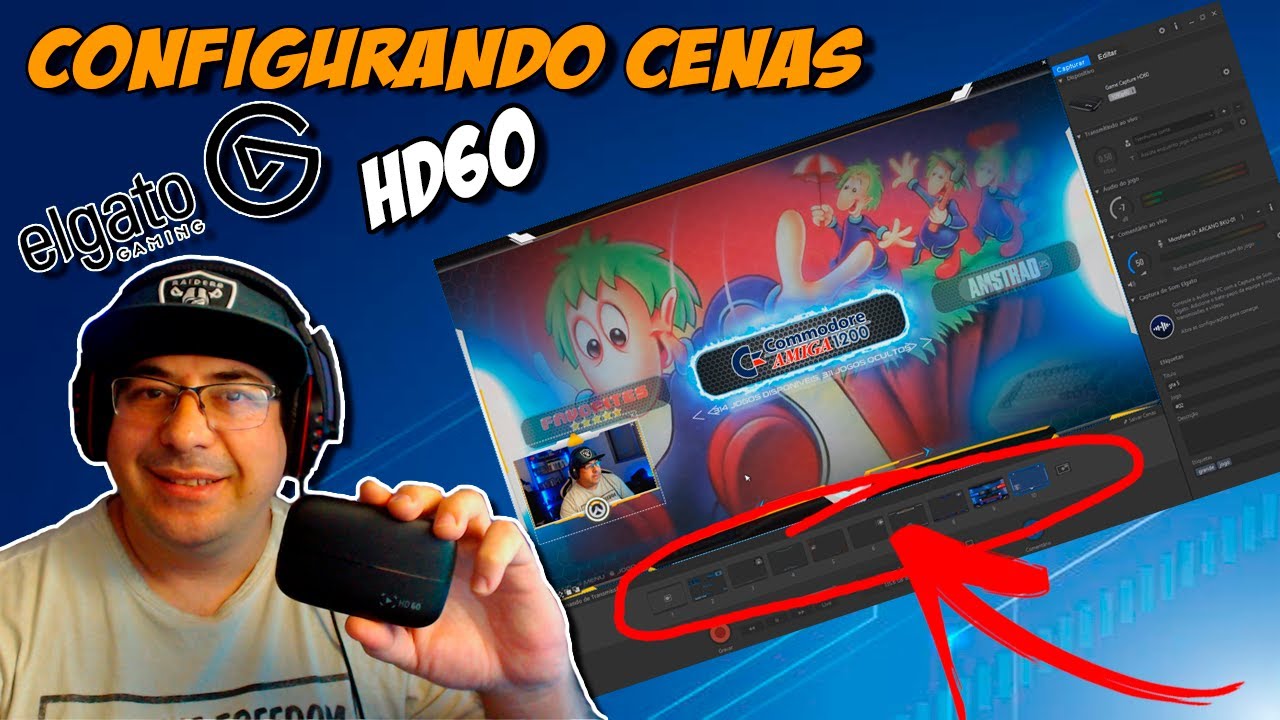 ELGATO HD60 | COMO CONFIGURAR CENAS PARA LIVESTREAN , PORTUGUES PT-BR