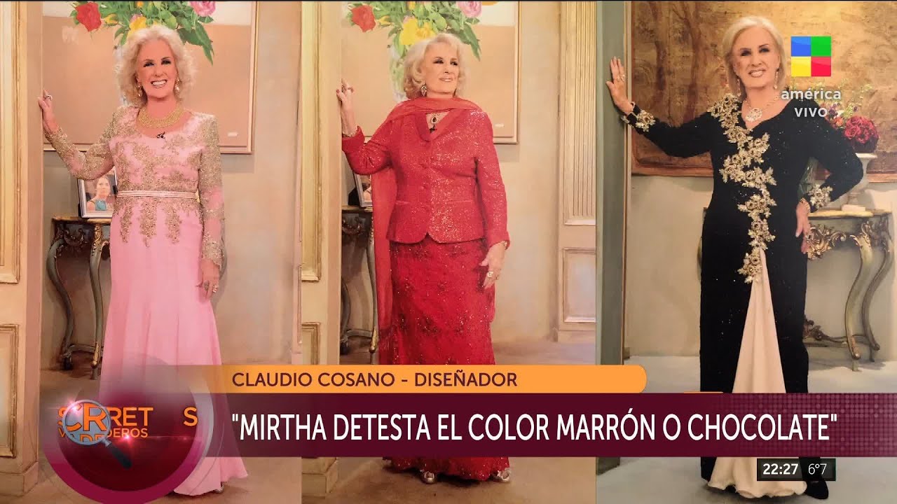 🌟 Exigencias de una estrella: los looks de Mirtha Legrand 👗