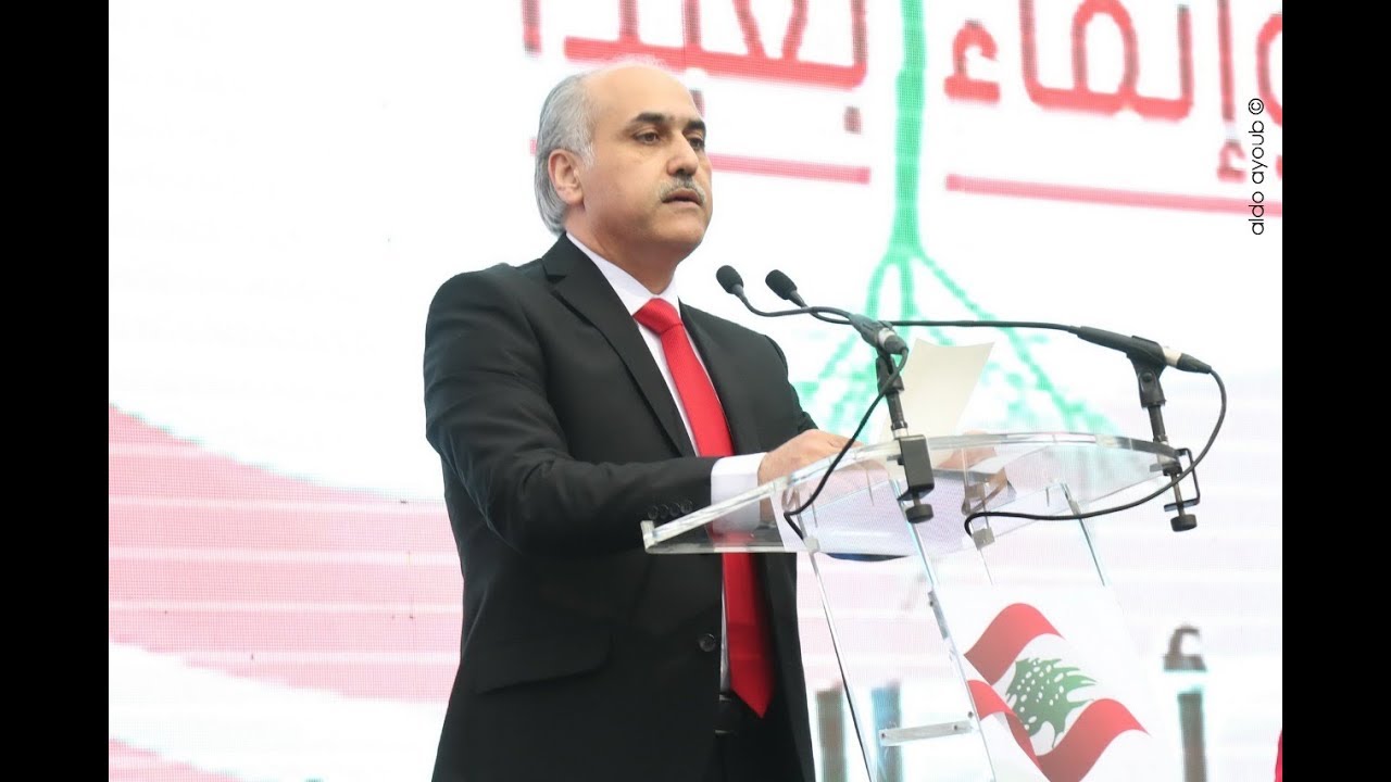 كلمة المرشح عن المقعد الدرزي في بعبدا هادي ابو الحسن خلال اعلان لائحة 
