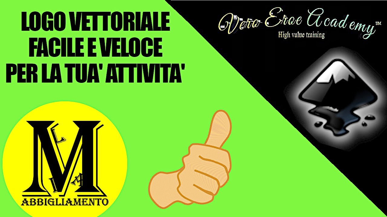 COME FARE UN LOGO VETTORIALE FACILE E VELOCE CON INKSCAPE