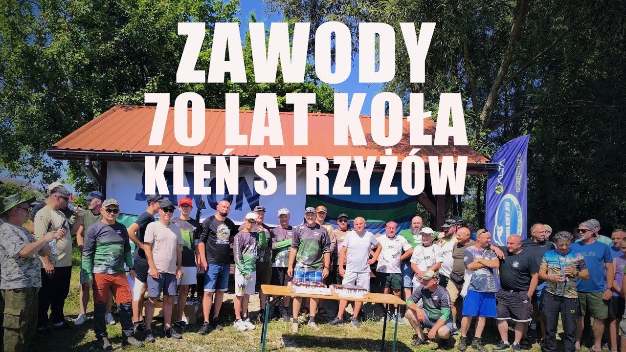 Zawody spinningowe - 70 lat koła PZW Kleń Strzyżów