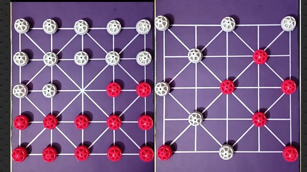 12 beads village style game  || 2 player mind game || learn to play