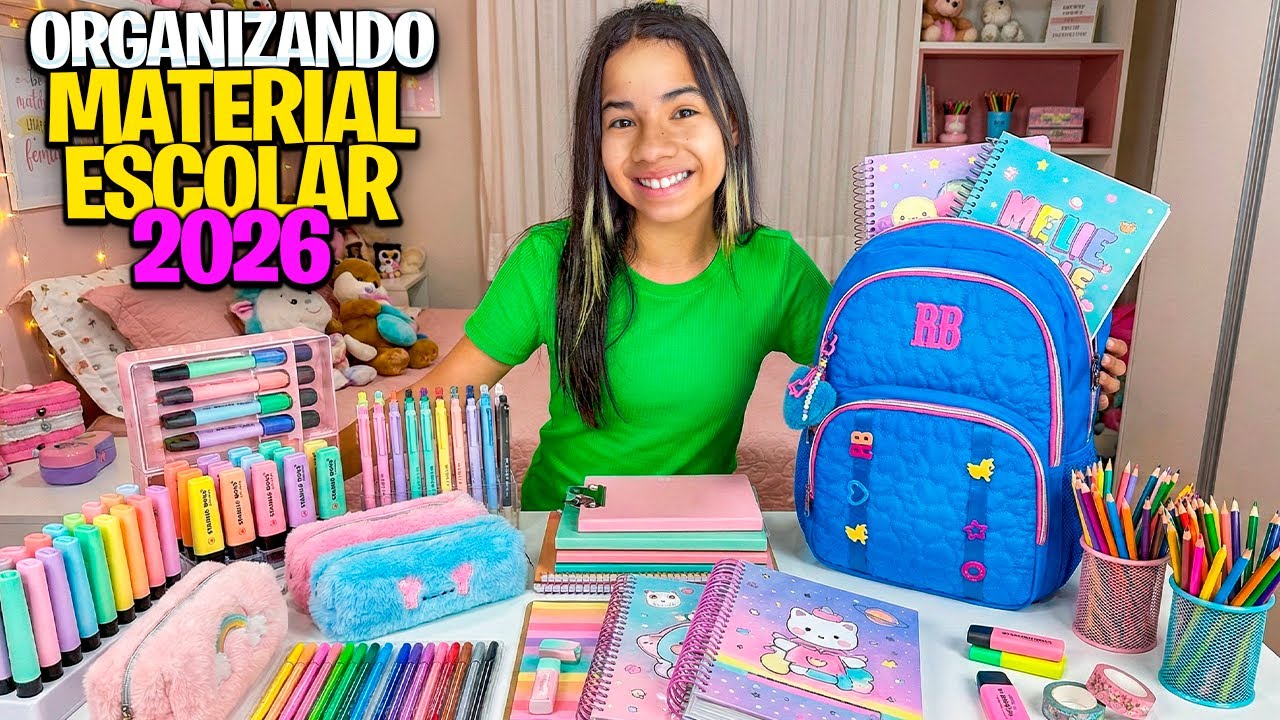 ORGANIZEI TODO O MEU MATERIAL ESCOLAR 2026