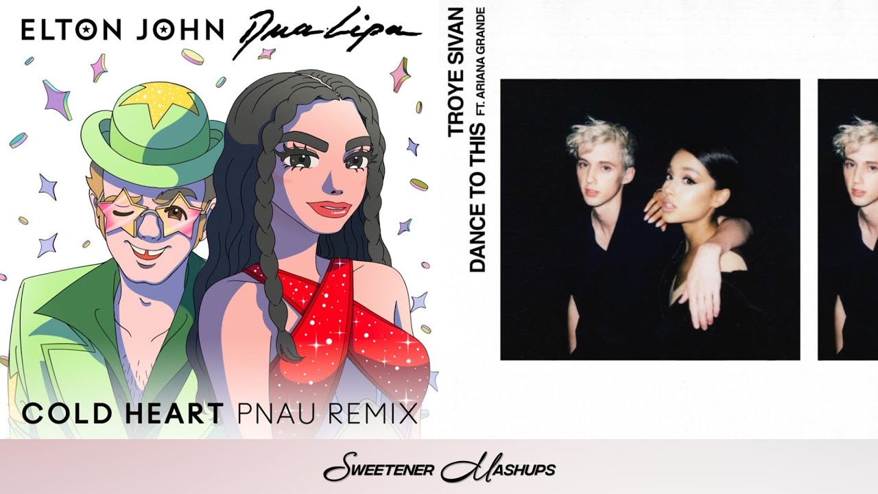 Cold Heart x Dance To This (Mashup Visualizer) - Elton John, Dua Lipa vs. Troye Sivan, Ariana Grande