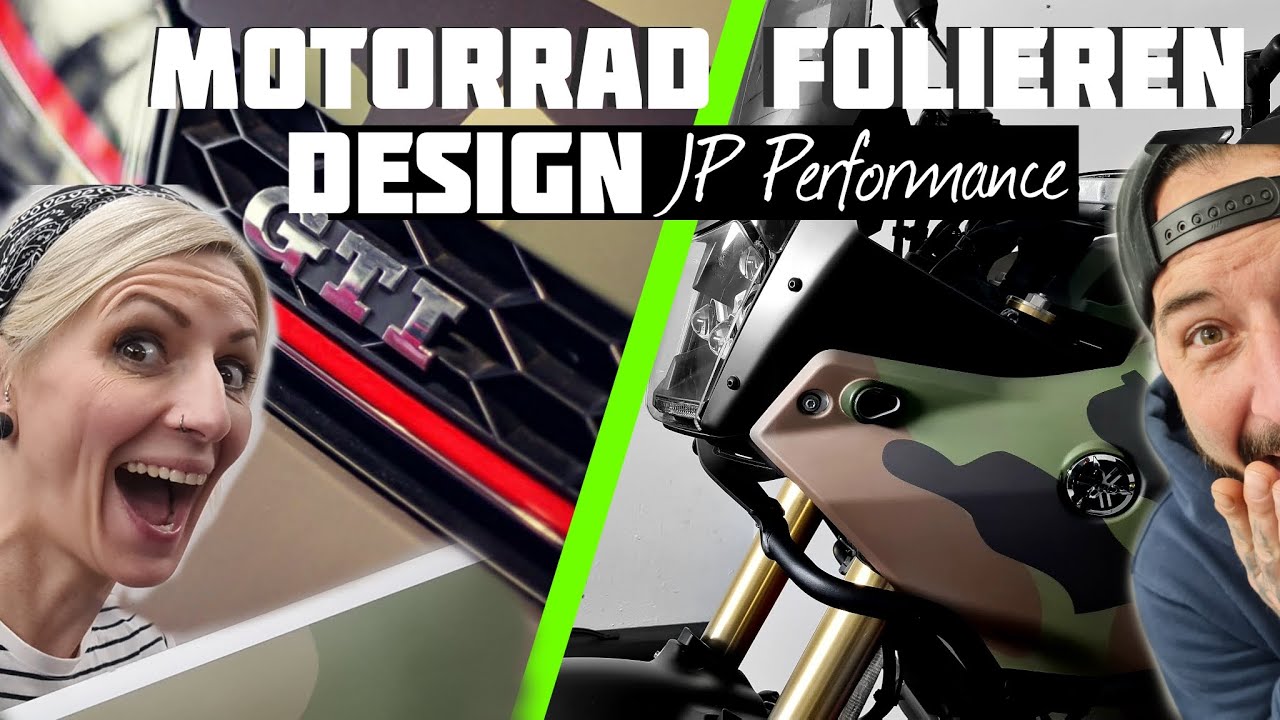 Motorrad folieren | JP Performance Design, Teil2