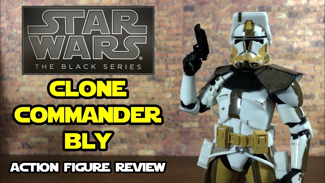 Star Wars Black Series CLONE COMMANDER BLY | Action Figure Review